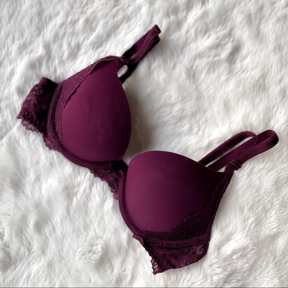 Victoria’s Secret Wine Colored Push-up Bra 32B